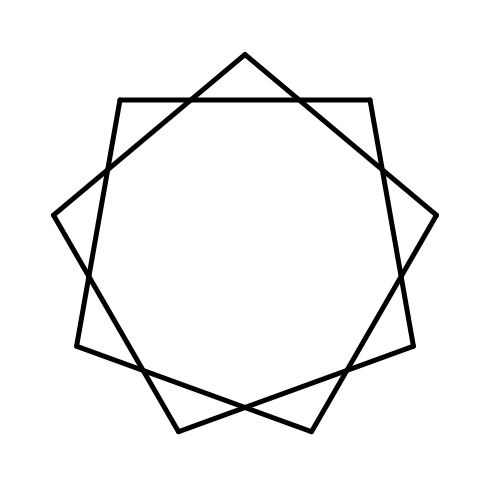 nine point star